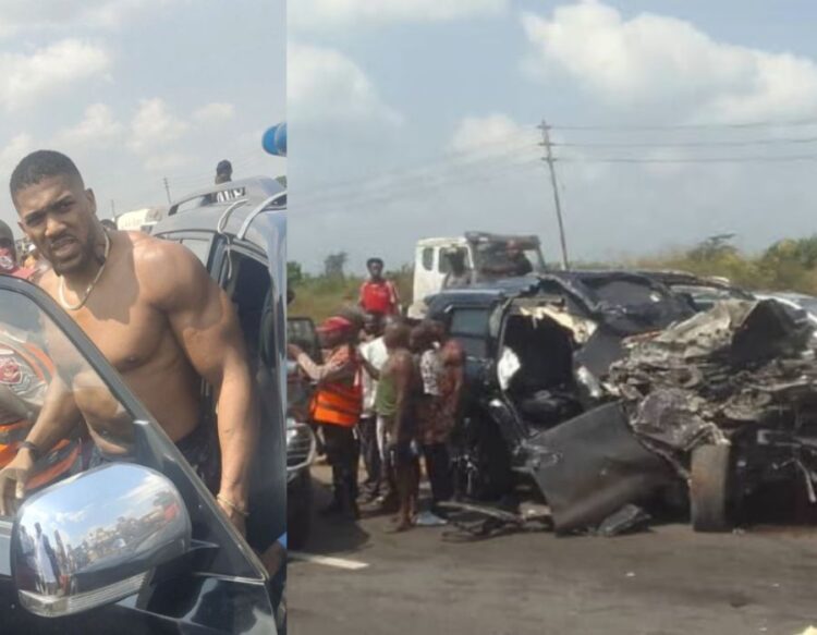 Anthony Joshua Survives Lagos–Ibadan Expressway Crash, Two Foreign Nationals Killed