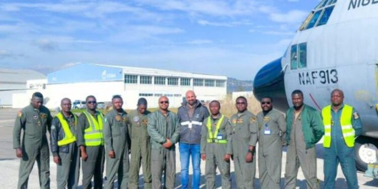 NAF Confirms Safe Arrival of C-130 Aircraft in Portugal for Maintenance