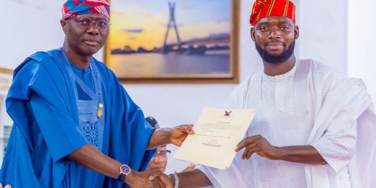 Sanwo-Olu Swears In Obasa’s Son as Substantive Agege LG Chairman